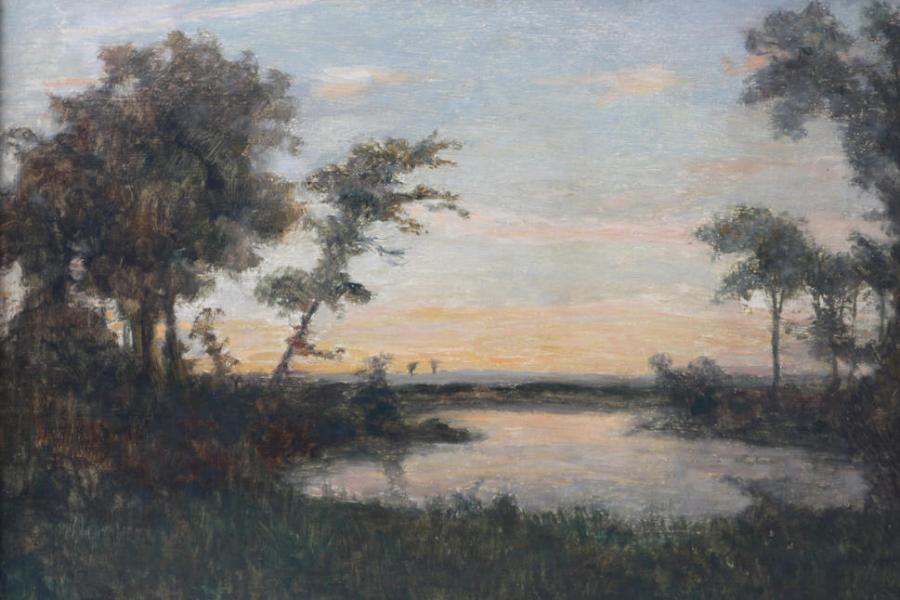 Otto Modersohns Abendlandschaft