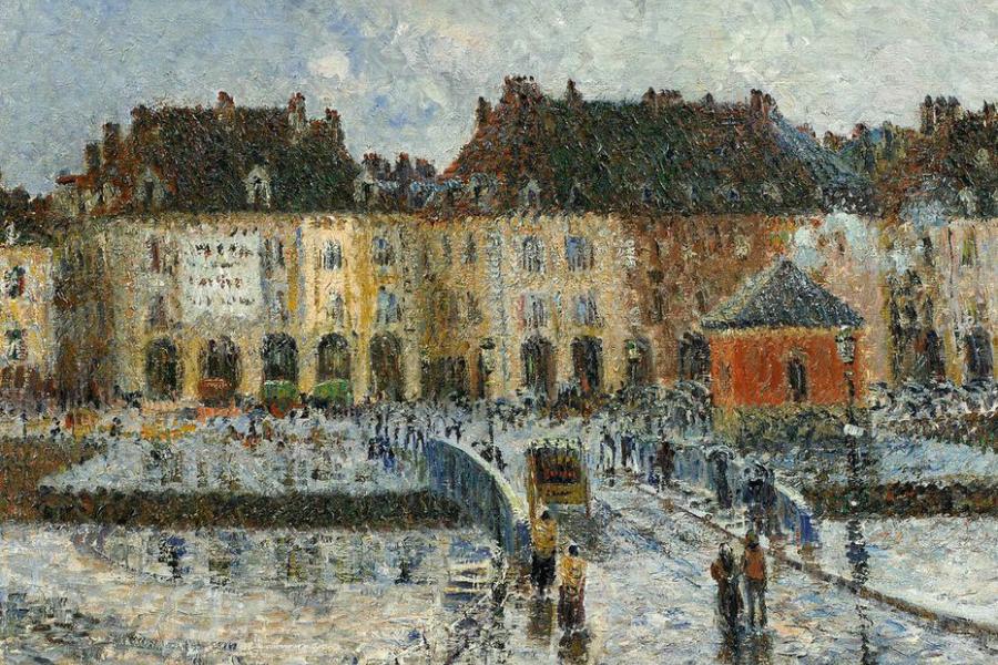 Gustave Loiseau Le Port de la Poissonerie, Dieppe  Öl auf Leinwand | 50,5 x 61cm  Ergebnis: 83.200 Euro