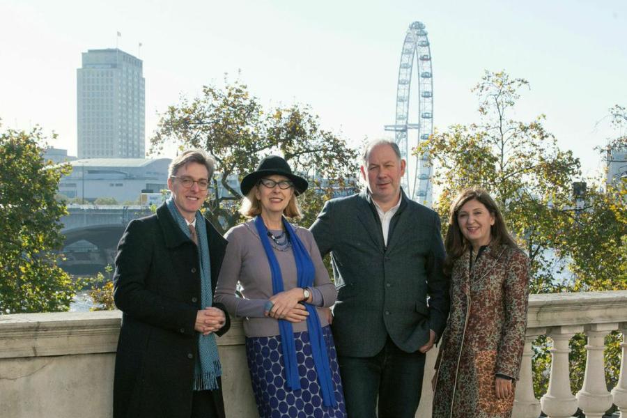 Senior Curator of Photography at the V&A, Martin Barnes; Director of the Photographers’ Gallery, Brett Rogers OBE; Co-directors of Photo London, Michael Benson and Fariba Farshad. Photographer - Lydia Goldblatt