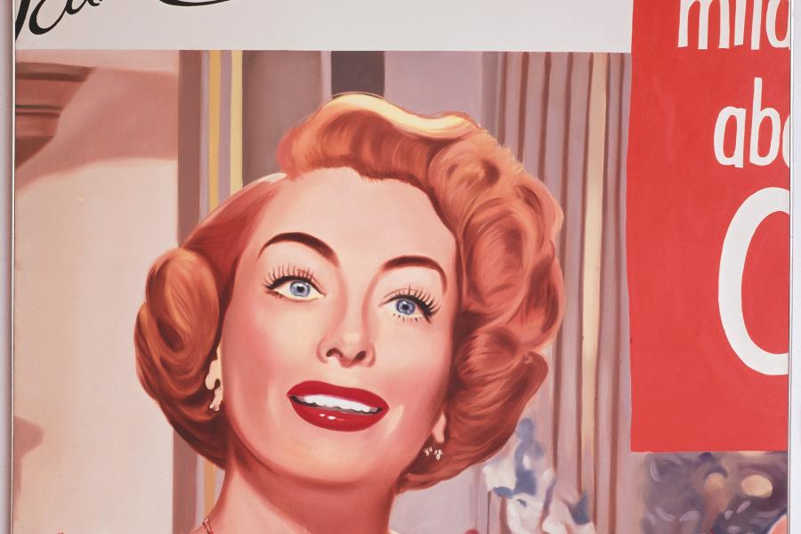 James Rosenquist Untitled (Joan Crawford Says…), 1964 Öl auf Leinwand / Oil on canvas 242 × 196 cm Museum Ludwig, Köln/Cologne (Schenkung Ludwig / donation from the Ludwig Collection) seit / since 1976