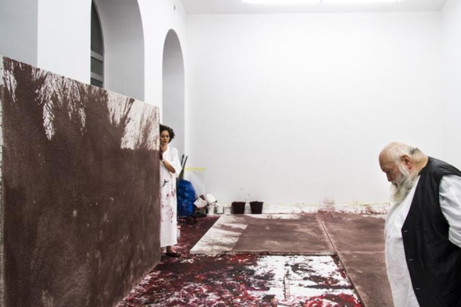 Hermann Nitsch 70. Malaktion  © Galerie Elisabeth & Klaus Thoman/Lena Kienzer