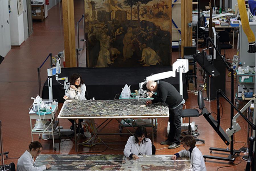 Alchemy at the Opificio delle Pietre Dure, Florence. Photo Opificio delle Pietre Dure