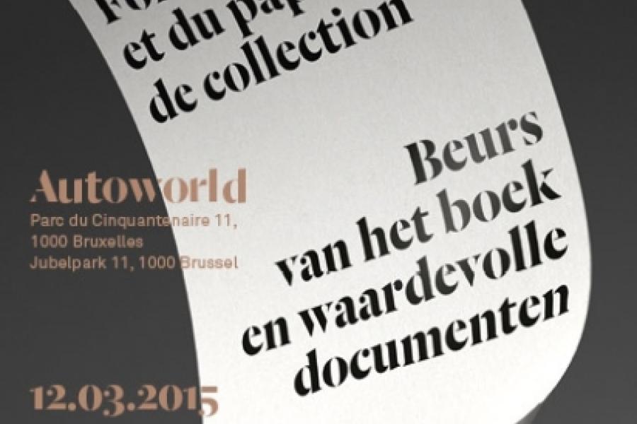 Foire du livre et du papier de collection - Beurs van het boek en waardevolle documenten