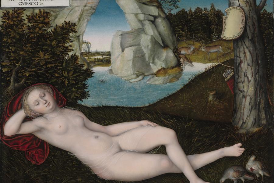 The Weiss Gallery  Lucas Cranach The Younger (1515-1586)  The Nymph of the Spring