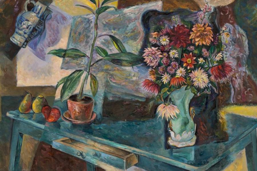 Vladimir Baranov-Rossiné (1888-1942/44), Stillleben, um 1910-15  Startpreis € 320.000,00 Schätzpreis € 650.000,00