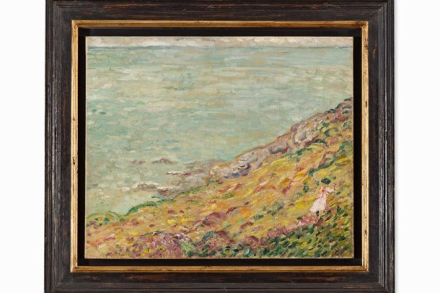 Louis Valtat, Promeneuse au Bord de la Mer, Ölgemälde, um 1903, Startpreis € 28.000,00 Info Schätzpreis € 55.000,00