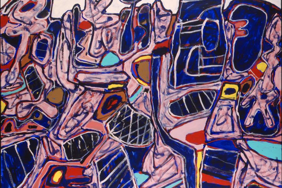 Waddington Custot Galleries Jean Dubuffet  Site aux itinéraires, 9 septembre 1975 Courtesy the artist and the gallery