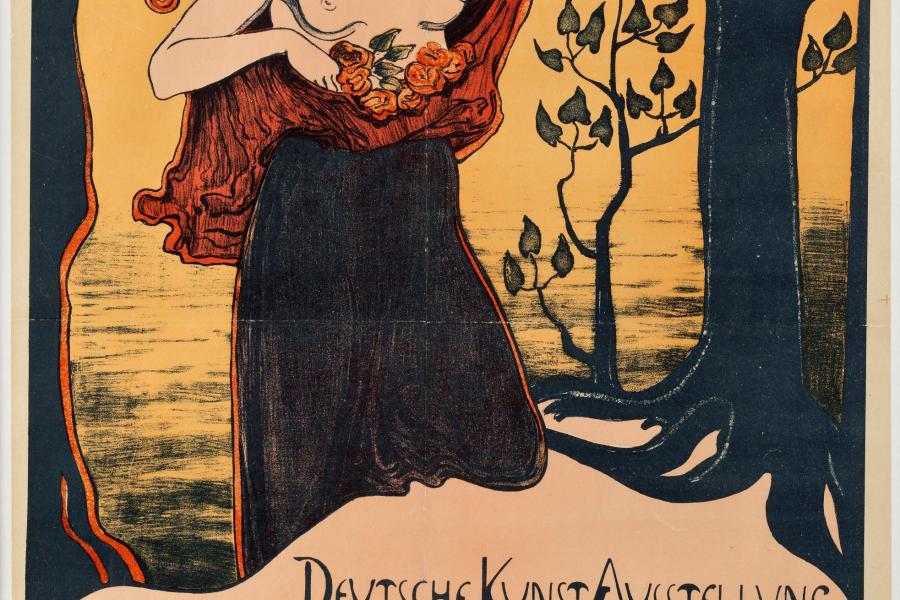 (Ludwig von Hofmann, Plakat „Berliner Secession“, 1899, Bröhan-Museum, Berlin, Foto: Martin Adam, Berlin © VG Bild-Kunst, Bonn 2015