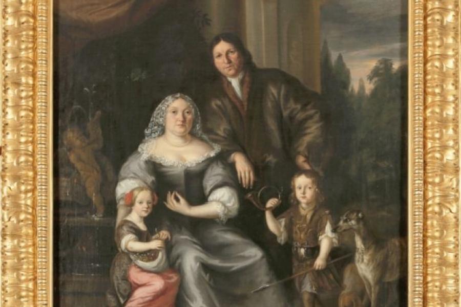 Adriaen Cornelisz. Beeldemaeker 1618 Rotterdam - 1709 Den Haag - Familienbildnis - Öl/Lwd. Aufrufpreis:	4.500 €