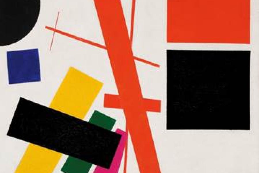 Kasimir Malewitsch, Suprematismus: Gegenstandslose Komposition, 1915, Öl auf Leinwand, 80 x 80 cm, Kunstmuseum Jekaterinburg, mit Unterstützung des Staatlichen Museums- und Ausstellungszentrums ROSIZO