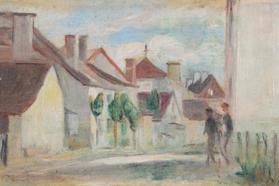 Renoir, Pierre-Auguste  Maisons d'Essoyes. Schätzpreis: CHF 145'000.-