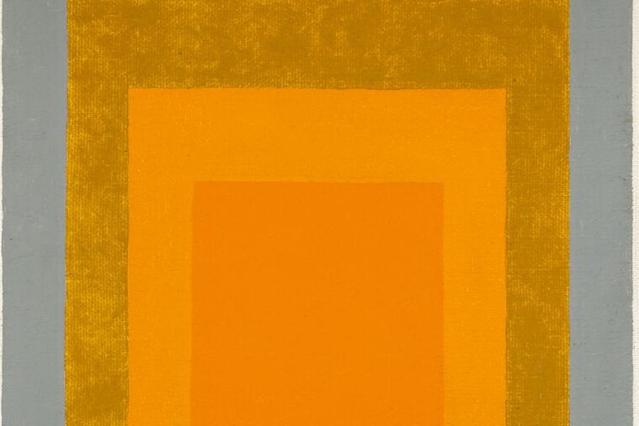 Josef Albers "Homage to the Square: Glowing Center" 1957 | Öl auf Masonit 40,5 x 40,5cm Taxe: 120.000 - 180.000 Euro