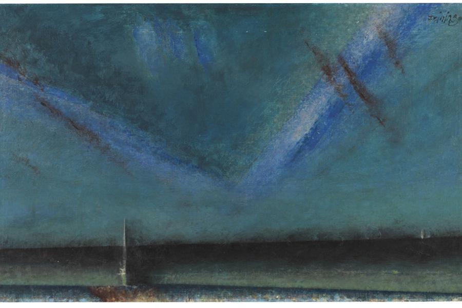 € 475.000* Aufruf: € 280.000 Los 255: Lyonel Feininger – The Baltic (V-Cloud)