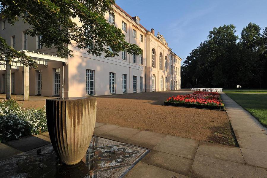 Gartenseite des Schlosses Schönhausen in Berlin. Foto: SPSG/Leo Seidel