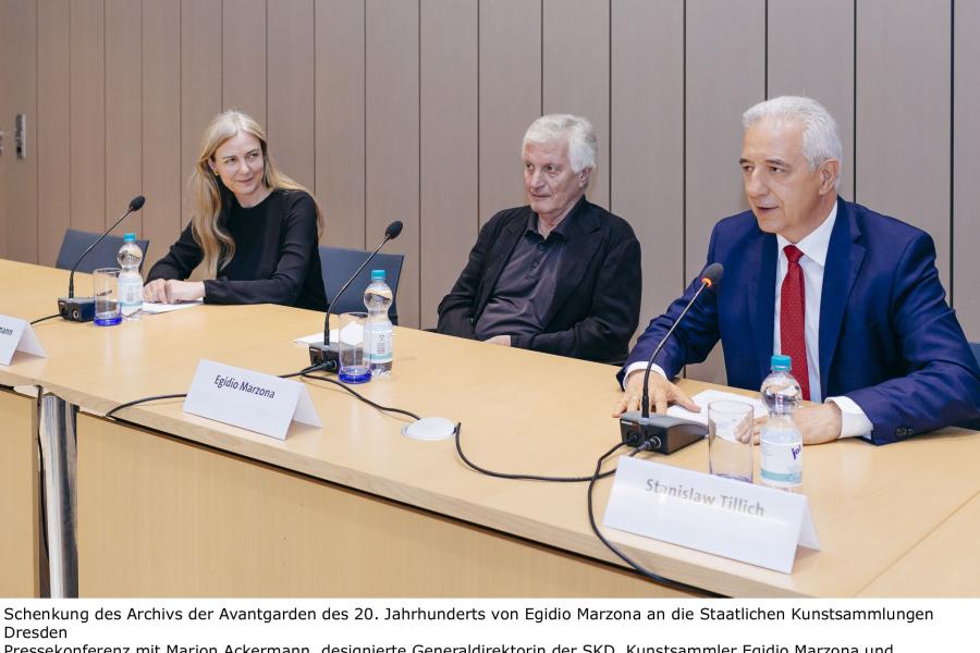 Egidio Marzona schenkt den Staatlichen Kunstsammlungen Dresden, Foto: David Pinzer