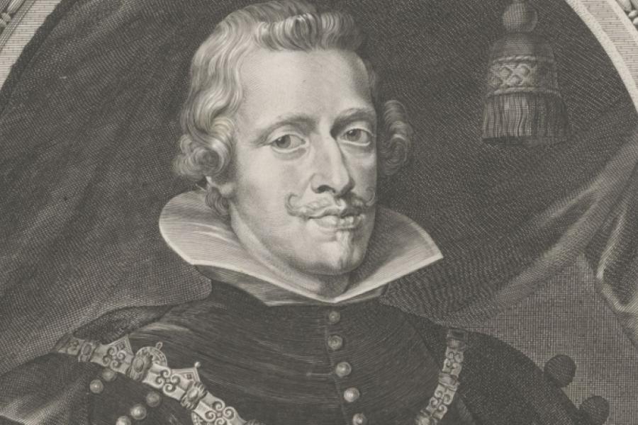 Porträt des Philipp IV., König von Spanien, Kupferstich von Gilles Hendricks nach Peter Paul Rubens © Staatliche Museen zu Berlin, Kunstbibliothek