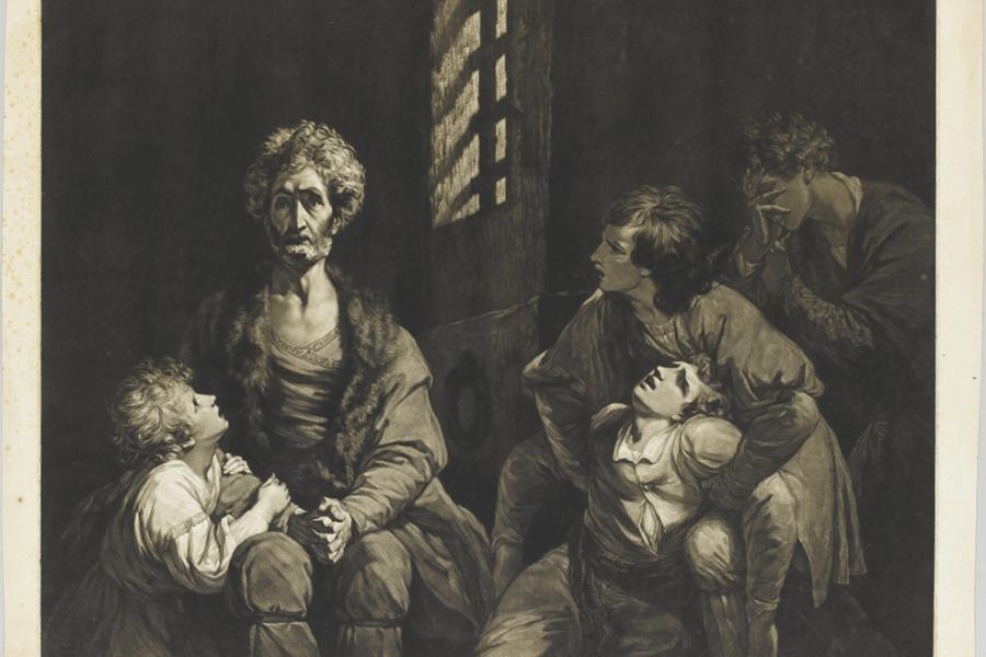 John Dixon nach Joshua Reynolds, Ugolino, 1774, Staatsgalerie Stuttgart, Graphische Sammlung