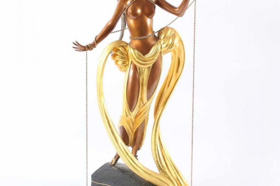 ERTÉ, Romain, Romain DE TIRTOFF, "Pleasure of the Courtesan", Bronzefigur, Mindestpreis:	5.000 EUR