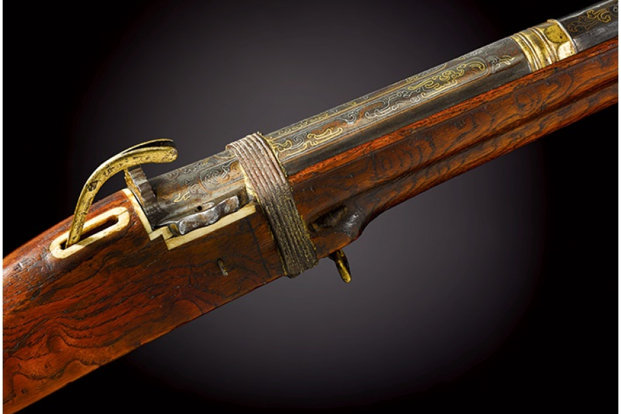 An Extremely Rare Imperial Matchlock Musket Qianlong Mark and Period Estimate: 1,000,000–1,500,000 GBP