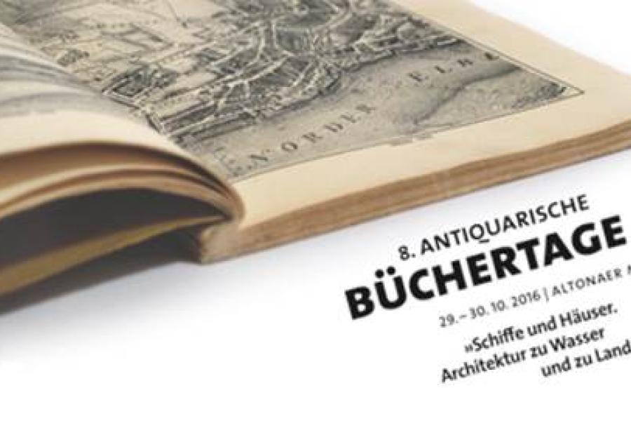 Plakat: 8. Antiquarische Büchertage im Altonaer Museum