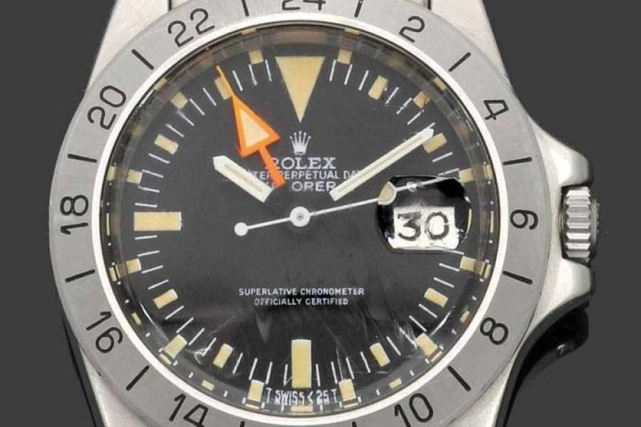 Rolex Explorer II Steve McQueen Fa. Rolex, Swiss. Modell: Explorer II, »Orange Hand«. Edelstahl. Auf dem Zifferblatt sign.: Rolex, Explorer II. Ref.-Nr.: 1655 Schätzpreis:	15.000 EUR