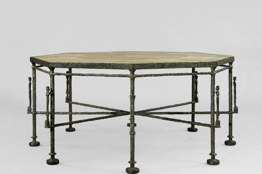 Diego Giacometti  Table Aux Personnages Estimate $300/400,000 Sold for $3,837,500