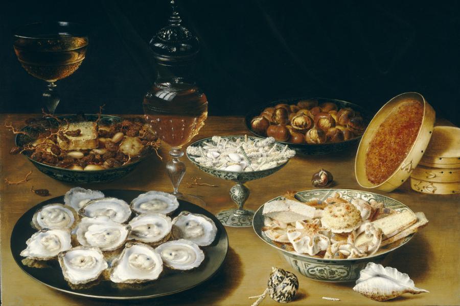 Osias Beert Antwerpen? c.1580-1623 Antwerpen Stilleven met oesters, wijn en lekkernijen, c.1610-1620 Paneel, 53 x 73 cm Washington, National Gallery of Art, Patrons’ Permanent Fund