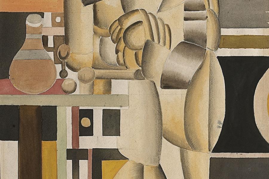 Fernand Léger Deux femmes à la toilette, 1920 Aquarell und Bleistift auf Ingres-Bütten, 46,2 x 26,5 cm Aufruf: 160.000 € Ergebnis: 195.200 € Leihgabe aus Privatbesitz