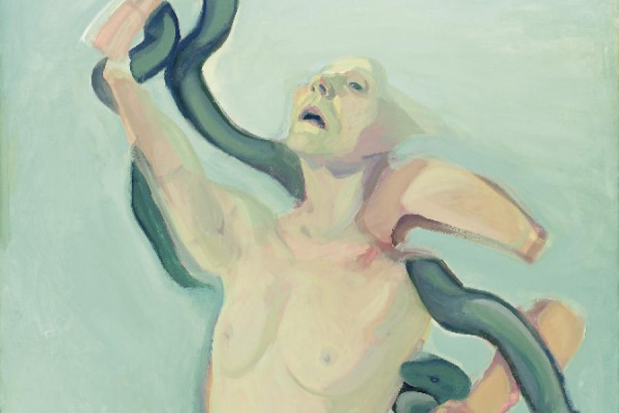 Maria Lassnig, Woman Laokoon, 1976, Neue Galerie Graz, Universalmuseum Joanneum (c) Maria Lassnig Stiftung, Foto: Neue Galerie Graz, UMJ