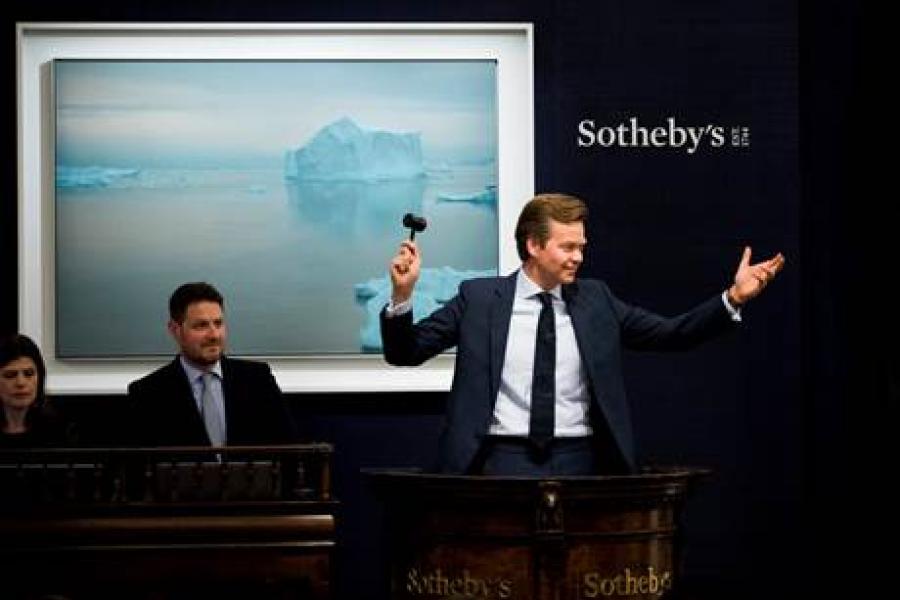 liver Barker fields bids at Sotheby’s Evening Sale of Contemporary Art, 8 March 2017