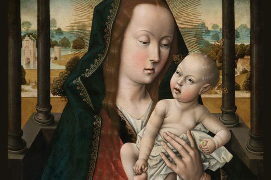 Flandern zu Gast Madonna mit Kind – Dieric Bouts (um 1415–1475), Nachfolge Aus dem M – Museum Leuven, Inv.-Nr. S/47/B