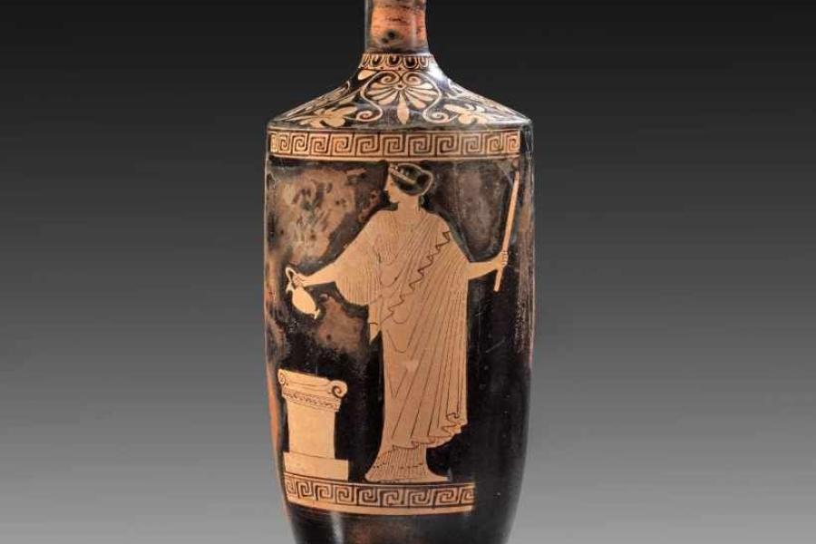 Attische Lekythos des Oreithyia-Malers. 470 - 460 v. Chr. Aufrufpreis:	44.000 EUR