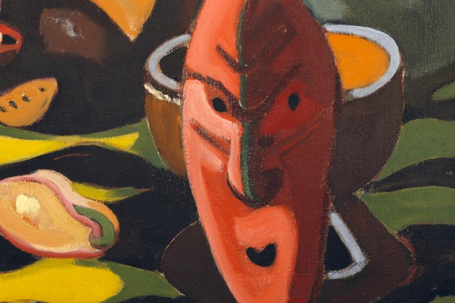 Abbildung: Karl Schmidt-Rottluff, Masken, 1938, Brücke-Museum Berlin