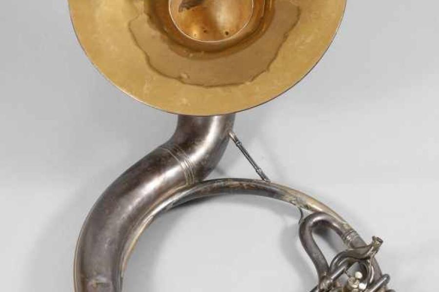 Sousaphone nach John Phillip Sousa, 1854-1932, USA, wohl 1930er Jahre, Mindestpreis:	20 EUR