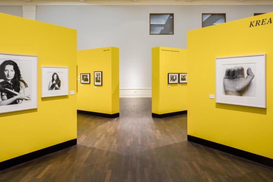 Künstler Komplex – Fotografische Porträts von Baselitz bis Warhol. Sammlung Platen, Ausstellungsansicht Museum für Fotografie 2018 © Staatliche Museen zu Berlin / David von Becker