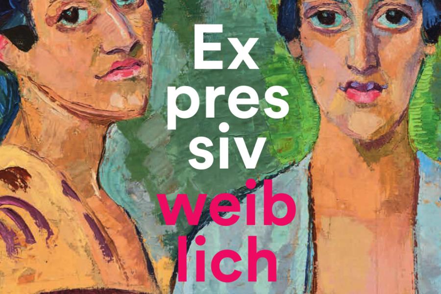 Plakat: Expressiv weiblich. Helene Funke