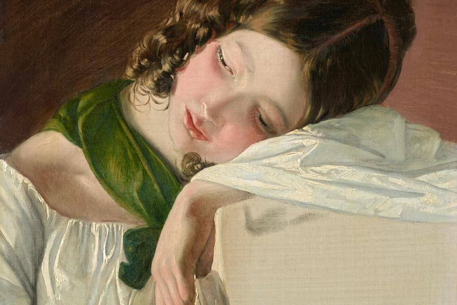 Friedrich von Amerling Junges Mädchen, 1834 Öl auf Leinwand © LIECHTENSTEIN. The Princely Collections, Vaduz–Vienna