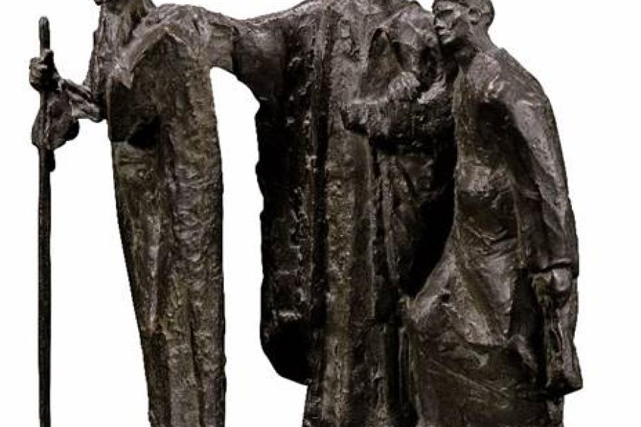 Mahmoud Mokhtar, Three Beggars, bronze, circa 1929-1930 (est. £80,000 – 120,000)