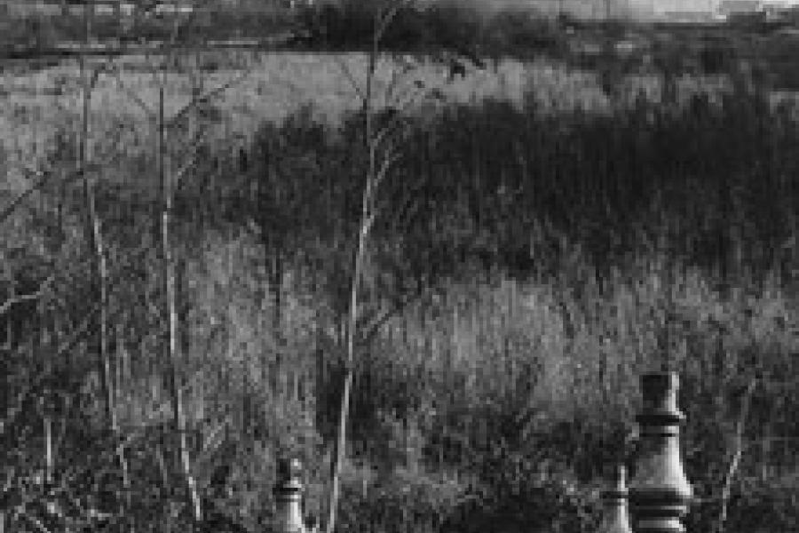 Elfriede Mejchar aus der Serie Simmeringer Heide und Erdberger Mais Blick auf Gasometer, 11. Bezirk Wien, 1967-76