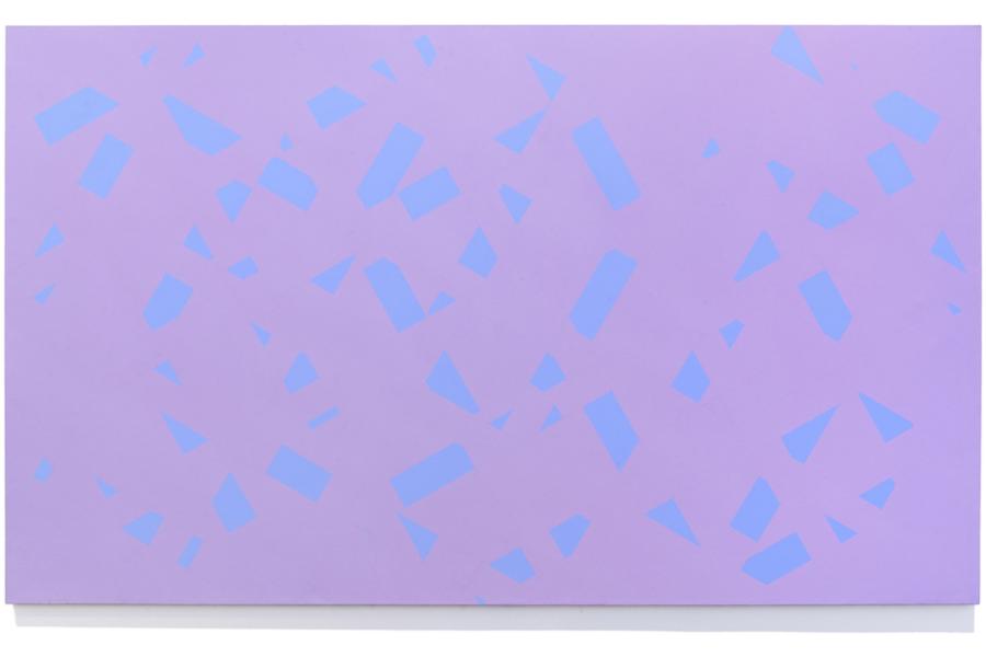 Rosemarie Castoro Dioxomine Cereulean, 1965 Acrylic on canvas 146,05 x 247,5 x 3 cm (57,5 x 97,44 x 1,18 in) (RC 1078)