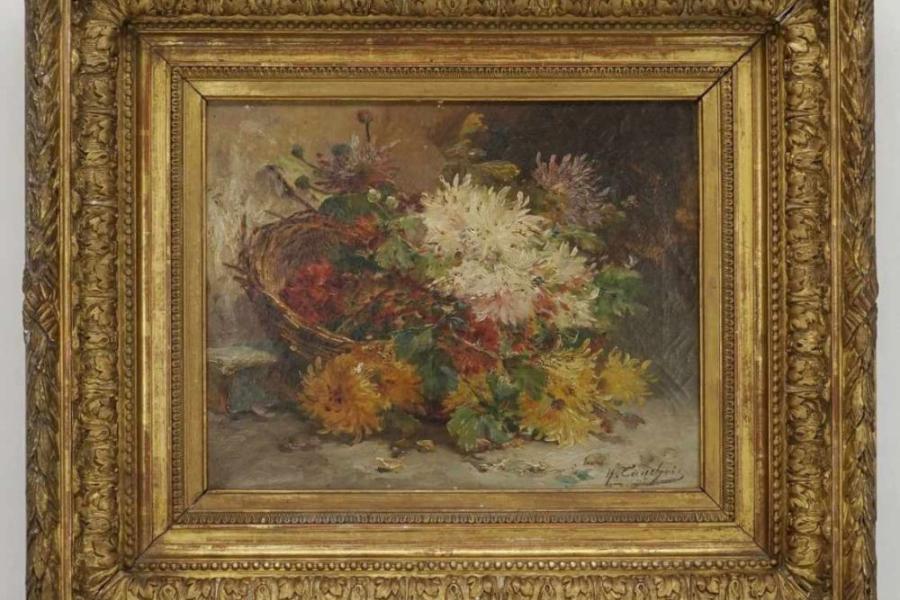 Eugène Henri Cauchois, Blumenstillleben Mindestpreis:	1.300 EUR Aufrufpreis:	1.300 EUR