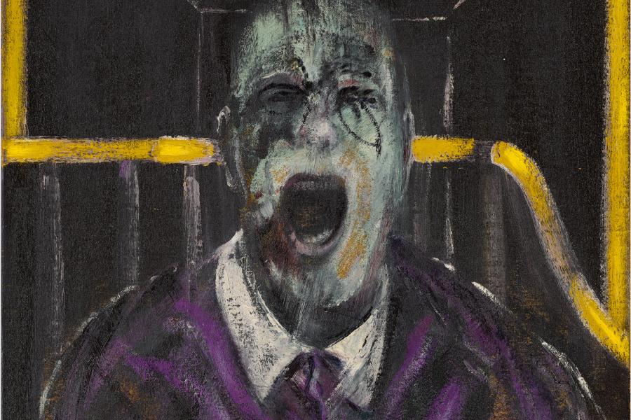 10069 Lot 9 - Francis Bacon, Study for a Head