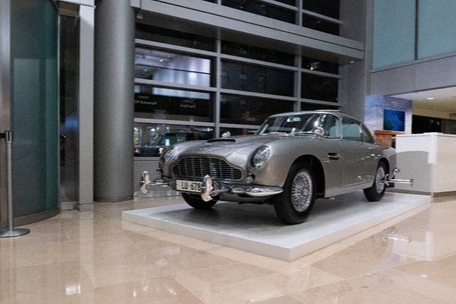 James Bond Aston Martin DB5 Andrew Miterko © 2019 Courtesy of RM Sotheby’s