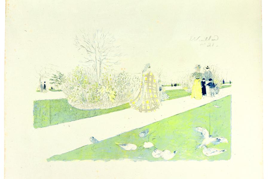 Édouard Vuillard Le Jardin des Tuileries  (J. 153)