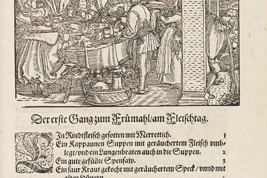 24 MARX RUMPOLT New Kochbuch, 1587. Schätzpreis: € 16.000