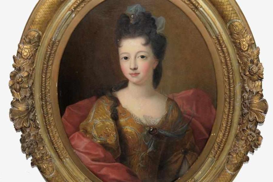 François de Troy, zugeschr., Halbporträt der Louise Françoise de Bourbon Schätzpreis:	12.000 - 14.000 EUR