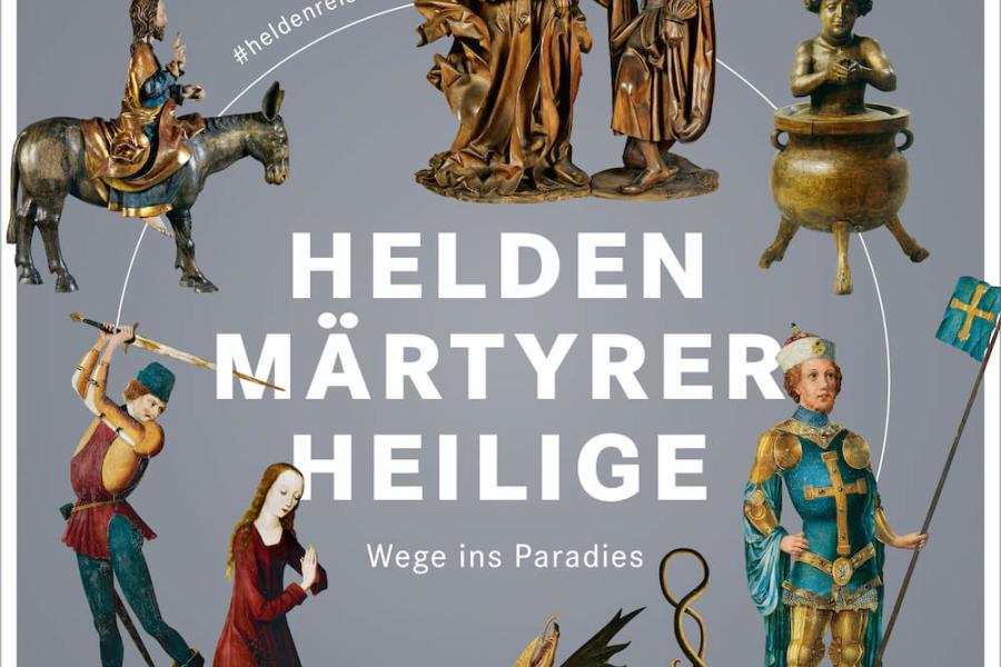 Plakat "Helden, Märtyrer, Heilige. Wege ins Paradies" (c) kunstnuernberg.de