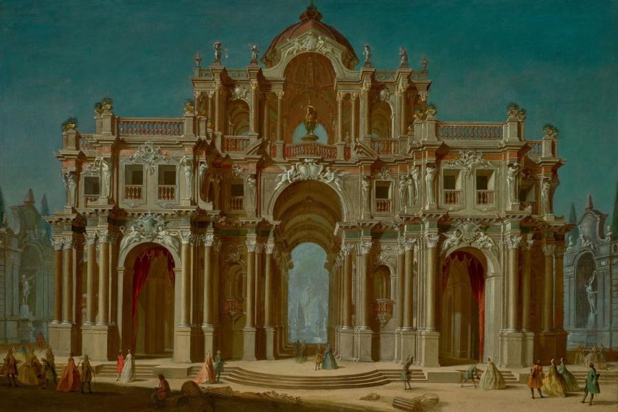 Venetian School, 18th Century, Architectural capricc…15,000-20,000