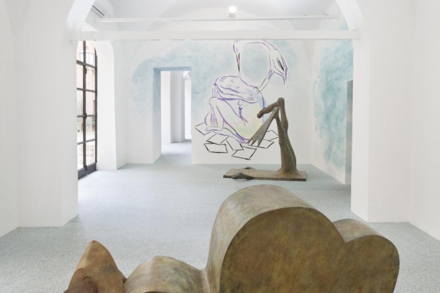 Camille Henrot, Monday. Installationsansicht, Fondazione Memmo, Rom