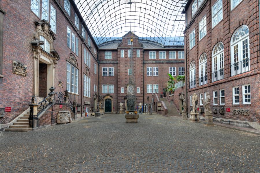 Der Innenhof im Museum für Hamburgische Geschichte, Foto jensoestreicher.de